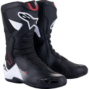 ALPINESTARS SMX-6 V3 Boots - Black/White/Red Graphic - US 9/EU 43 2223025-1406-43