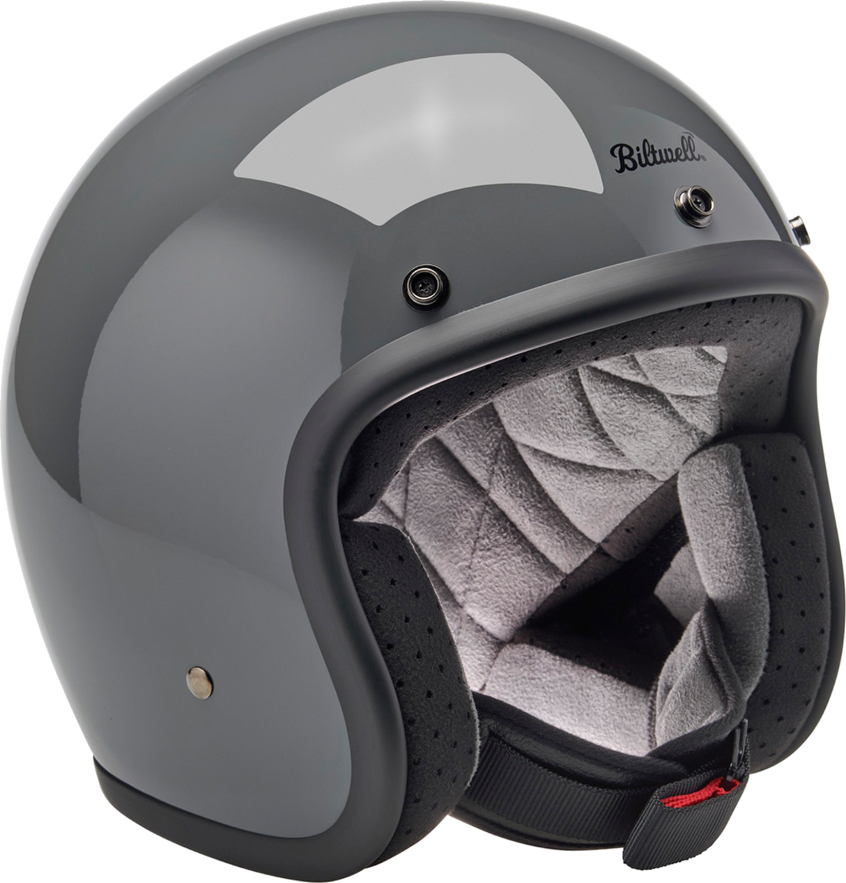 BILTWELL Bonanza Helmet - Gloss Storm Gray - Small 1001-165-202