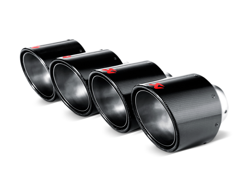 Akrapovic 06-13 Chevrolet Corvette ZO6/ZR1 (C6) Tail Pipe Set (Carbon 115 mm) TP-CT/1