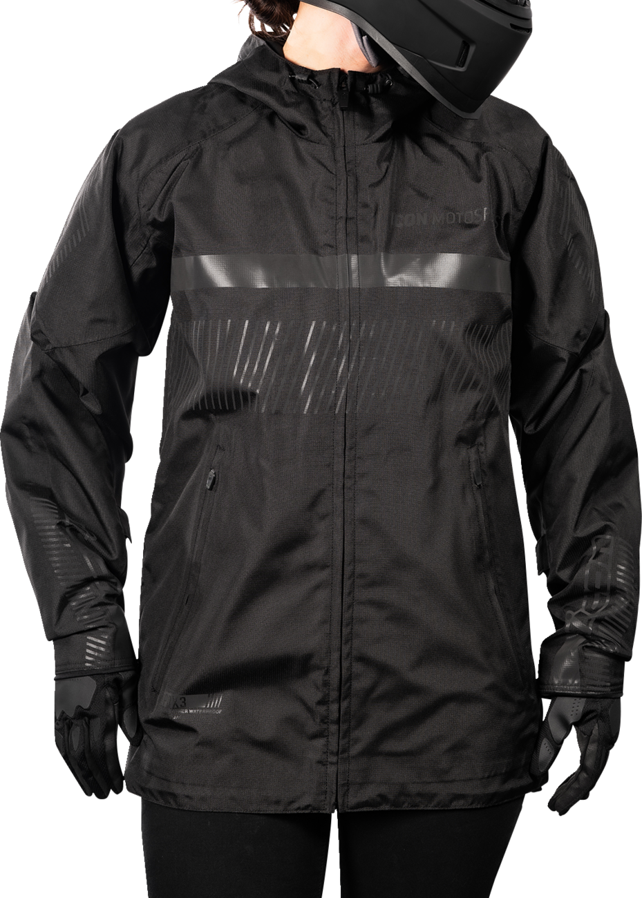 ICON Women’s PDX3™ Jacket - Black - Small 2822-1454