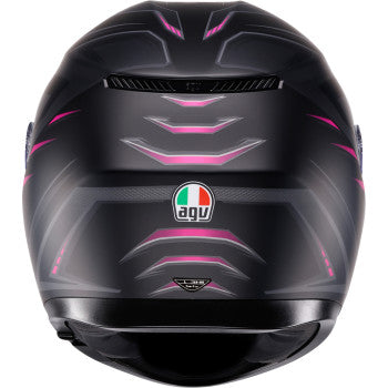 IN STOCK AGV Helmet K3 Syth Matte Black/Pink Sm 2118381004-025-S