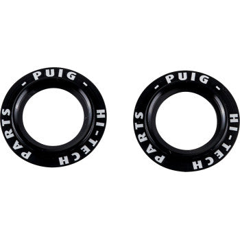 PUIG HI-TECH PARTS Axle Slider Rings - Black - Set 20271N