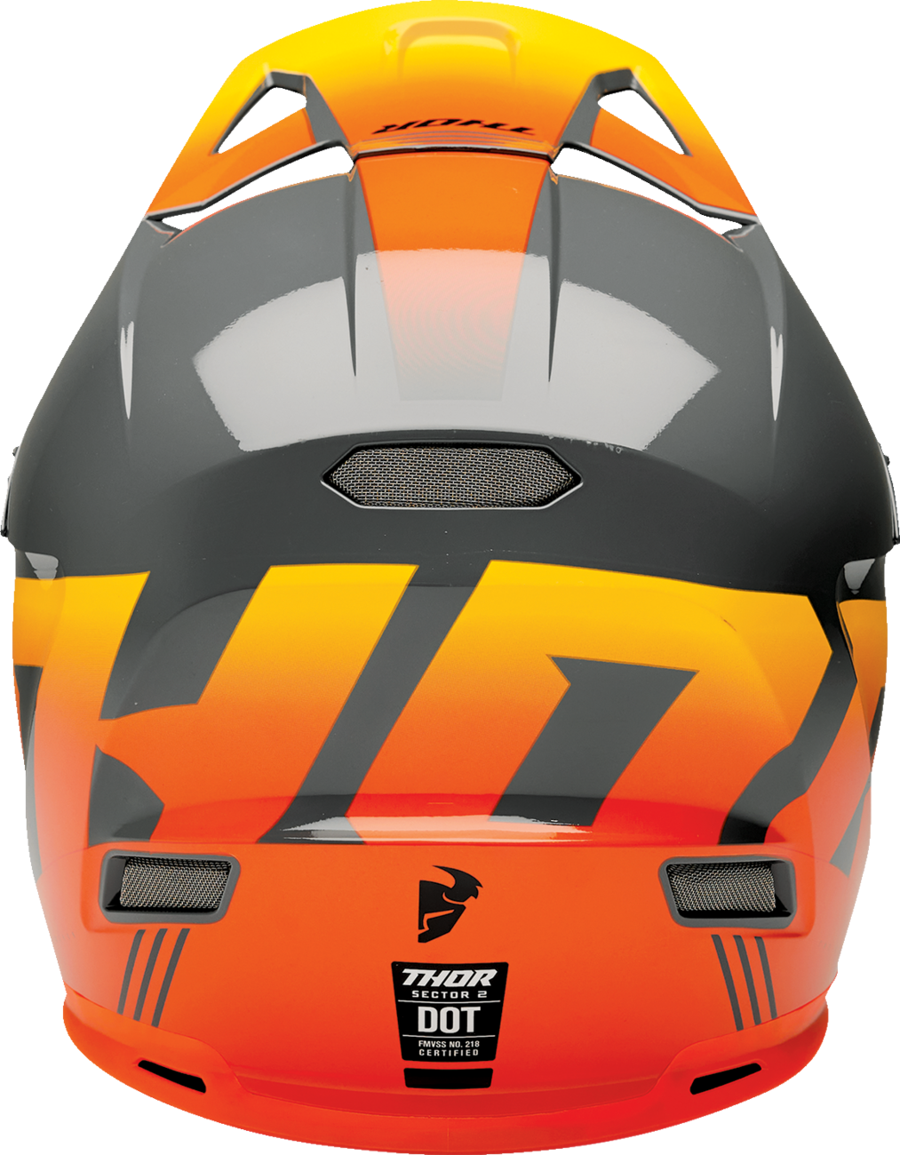 THOR Sector 2 Helmet - Carve - Charcoal/Orange - XS 0110-8121