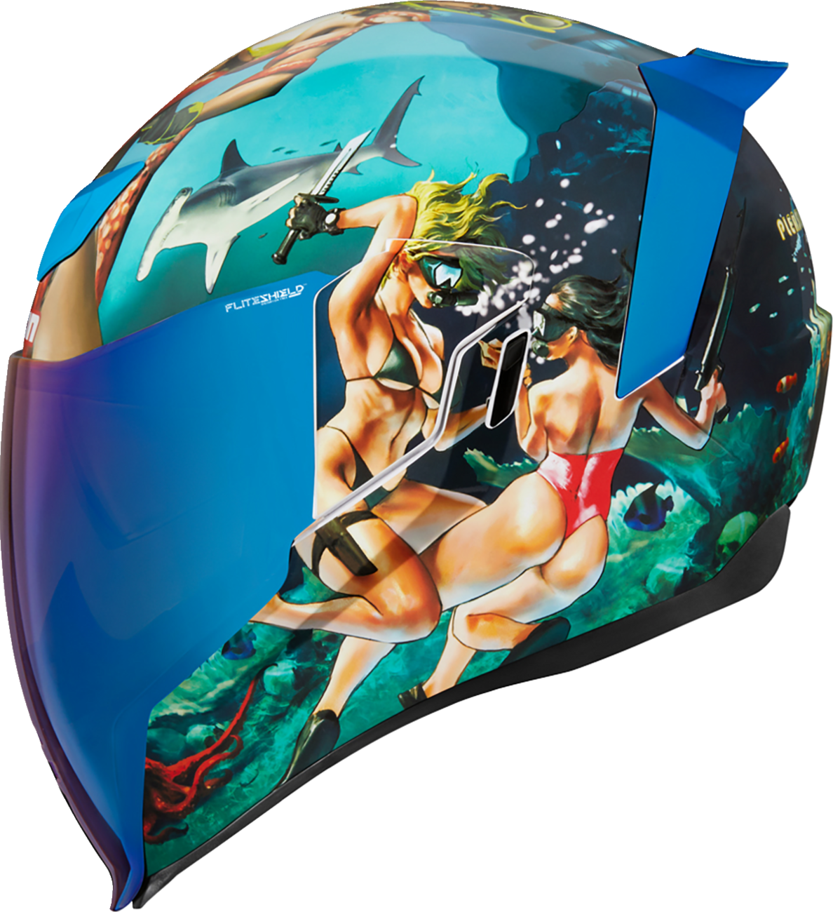 ICON Airflite™ Helmet - Pleasuredome4 - Blue - XS 0101-15000