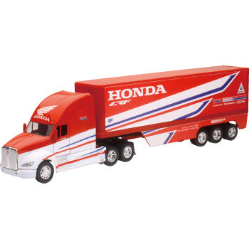 New Ray Toys Kenworth HRC Honda Race Team Truck - 1:32 Scale - Red/White  10893