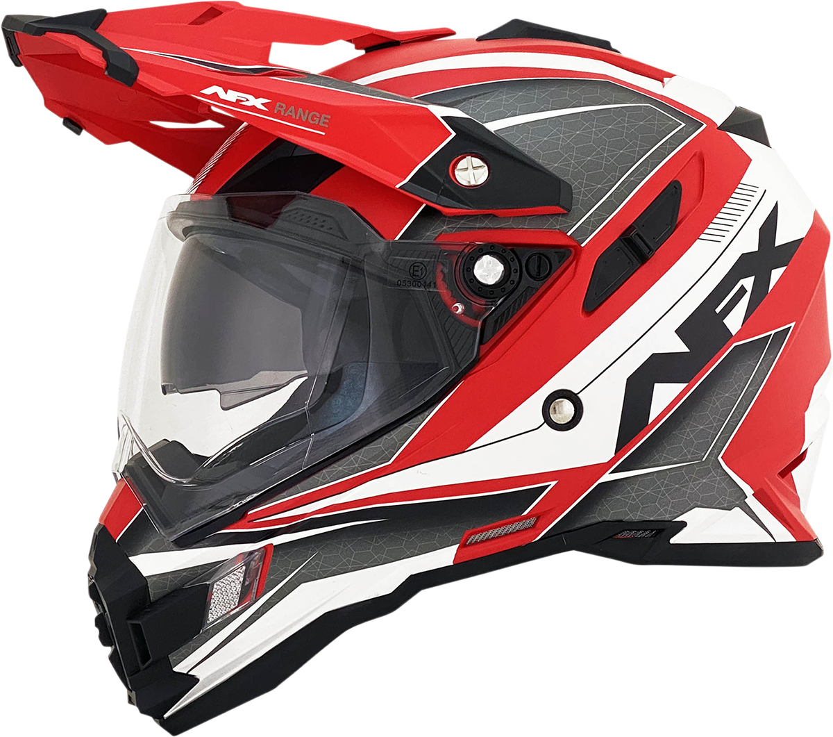 AFX FX-41 Helmet - Range - Matte Red - Medium 0140-0067