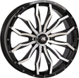 HIGH LIFTER Wheel - HL21 - Front/Rear - Gloss Black w/Machined - 22x7 - 4/156 - 4+3 (+10 mm) 22HL21-1156