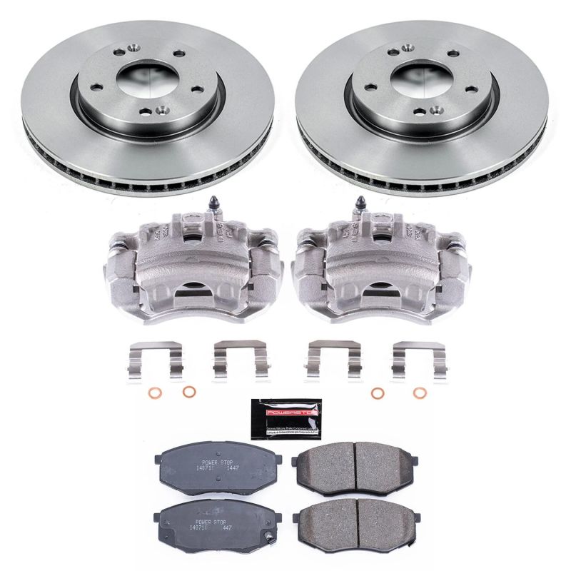 Power Stop 10-12 Hyundai Tucson Front Autospecialty Brake Kit w/Calipers