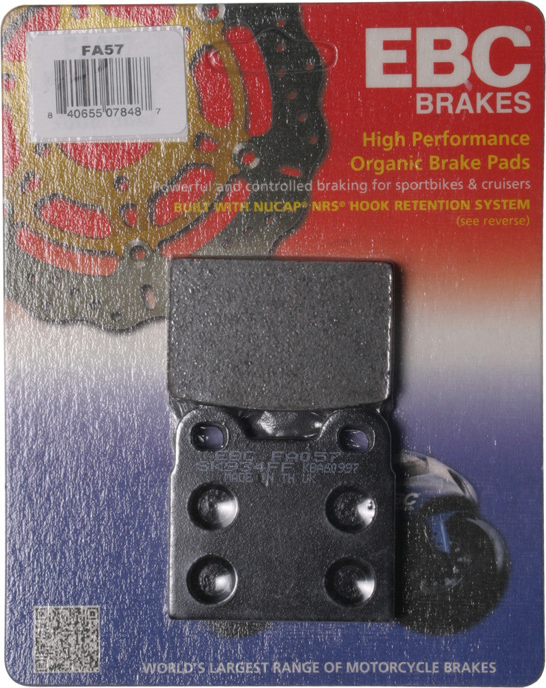 EBC Brake Pads Fa57 Organic FA57