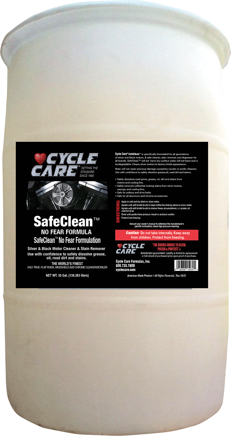 CYCLE CARE FORMULAS Formula SafeClean - 30 U.S. gal. - Barrel 15030