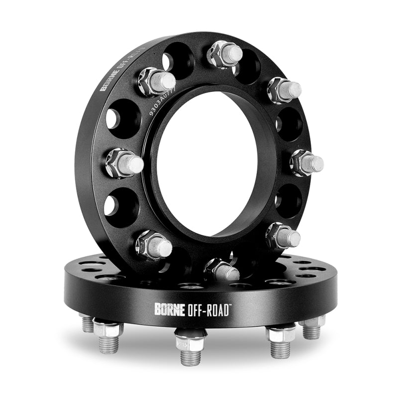 Mishimoto Borne Off-Road Wheel Spacers 8x180 124.1 32 M14 Black BNWS-009-320BK