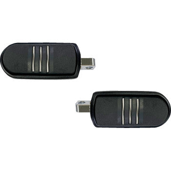 DRAG SPECIALTIES Sweeper Foot Pegs - Black - FX 1620-2480