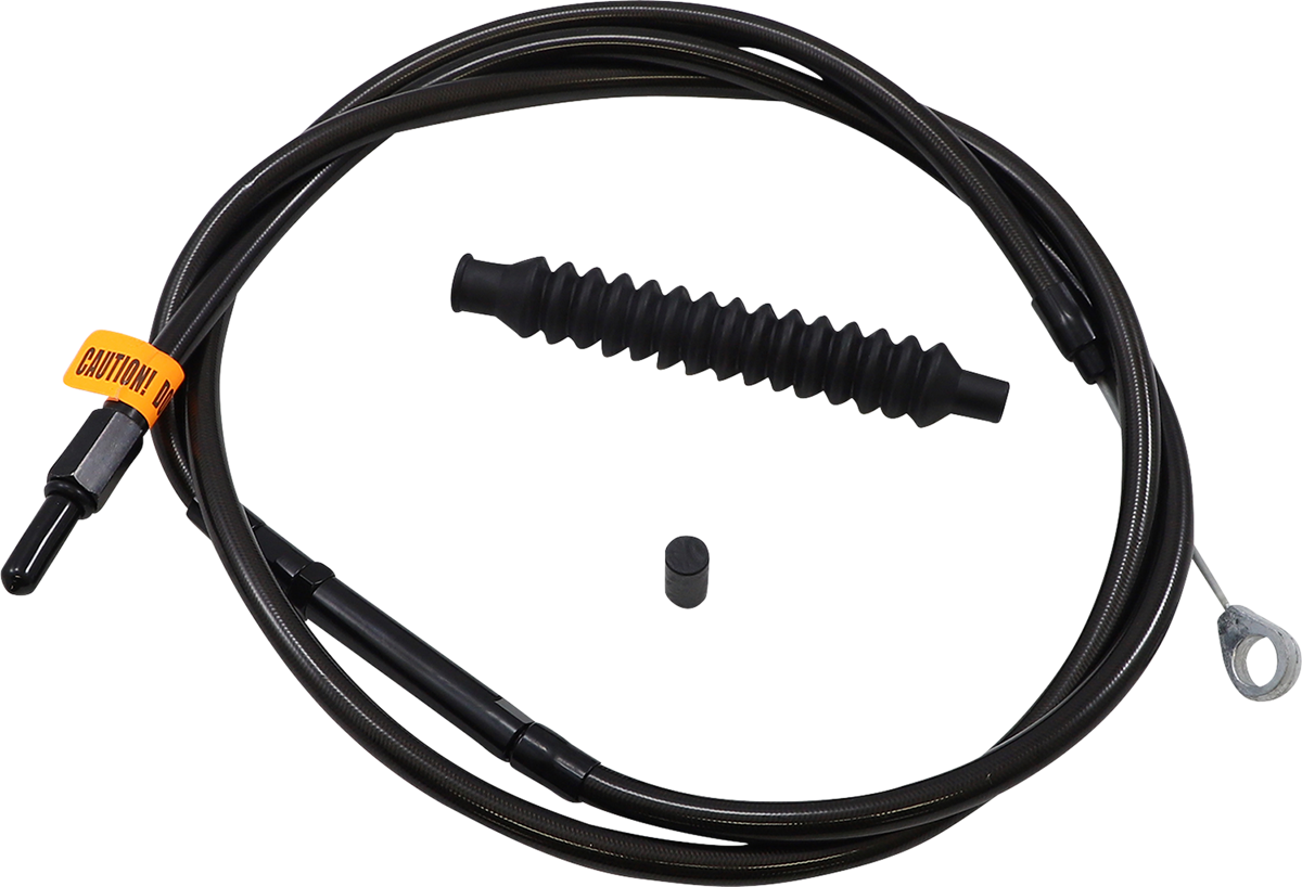 LA CHOPPERS Clutch Cable - 12" - 14" Ape Hanger Handlebars - Midnight LA-8005C13M