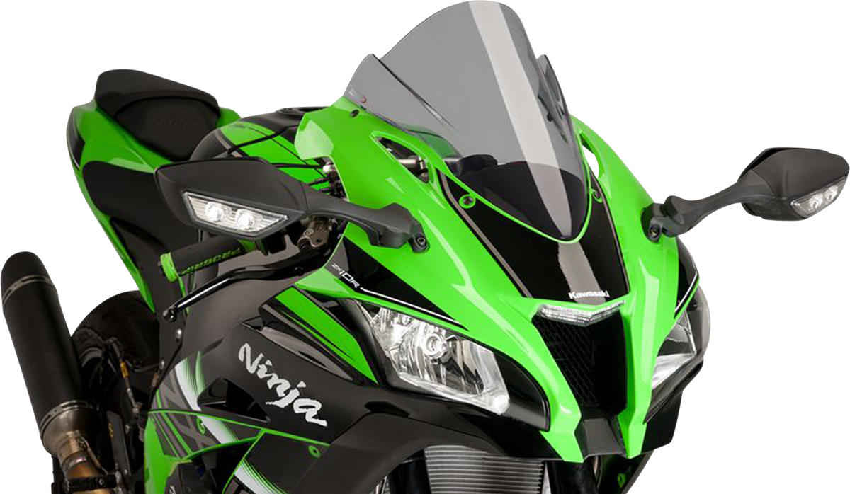 PUIG HI-TECH PARTS Race Windscreen - Smoke - ZX10R 8912H