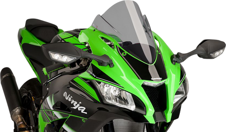 PUIG HI-TECH PARTS Race Windscreen - Smoke - ZX10R 8912H