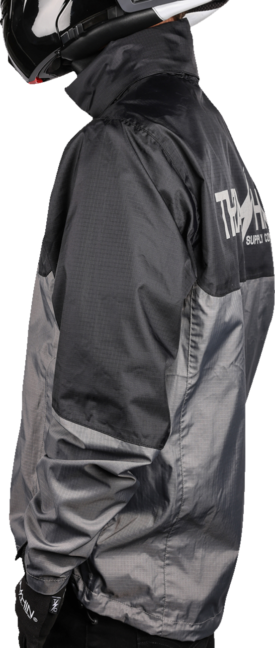 THRASHIN SUPPLY CO. Waterproof Mission Rain Jacket - Large TMJ-11-10