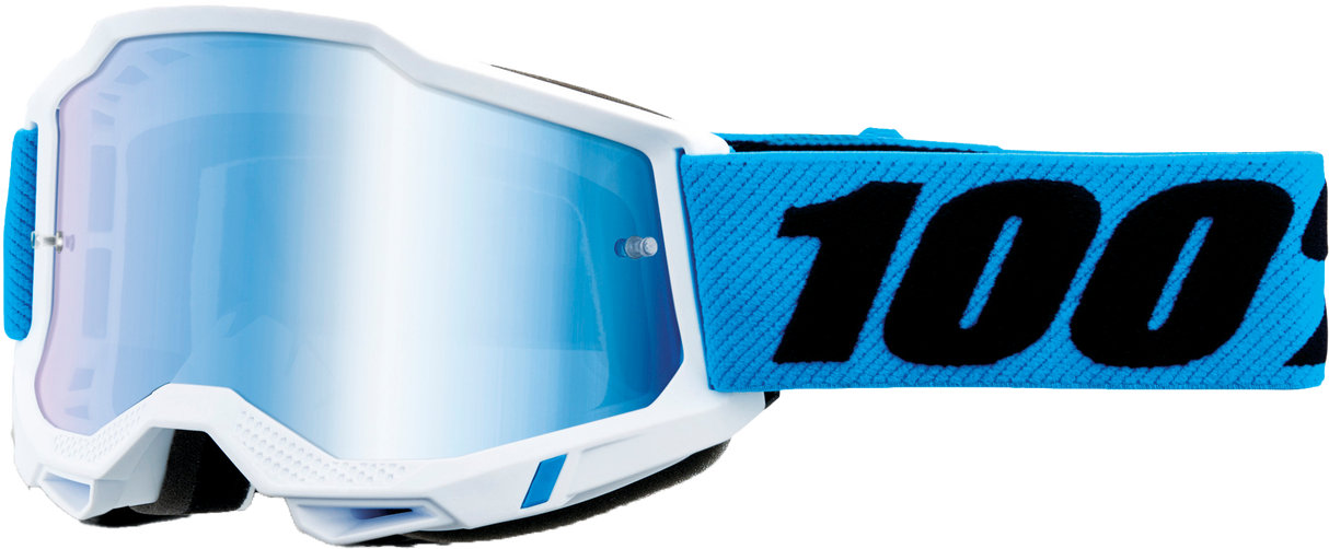 100% Accuri 2 Goggle Novel Mirror Blue Lens 50014-00023