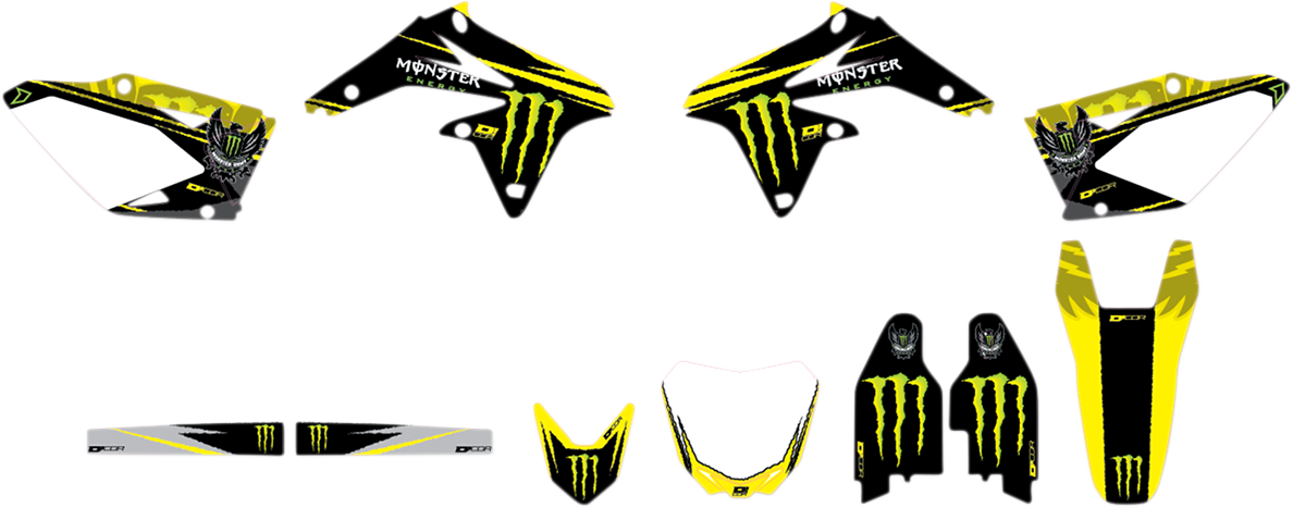 D'COR VISUALS Graphic Kit - Monster Energy 20-40-451