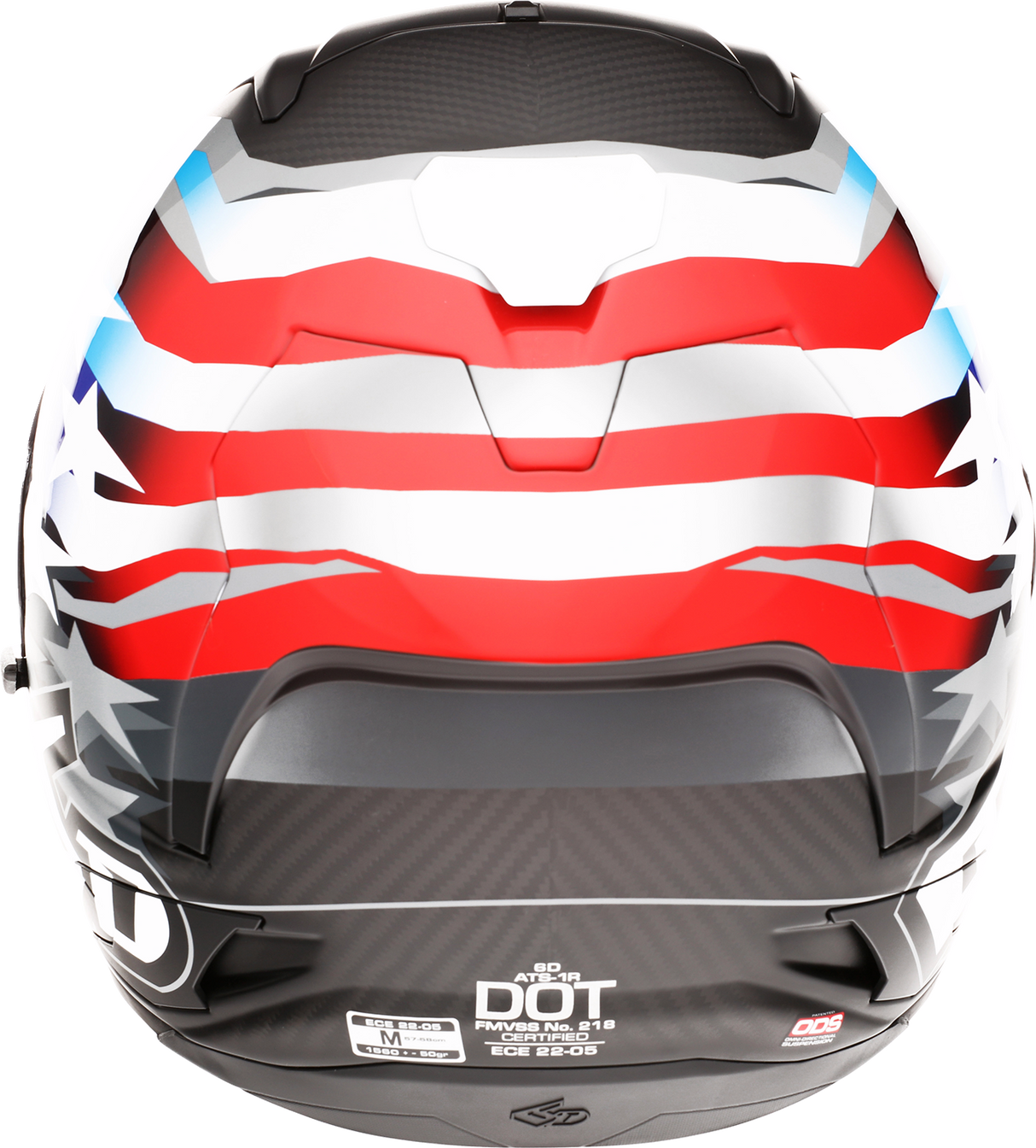 6D ATS-1R Helmet - Patriot - Red/White/Blue - Small 30-0695