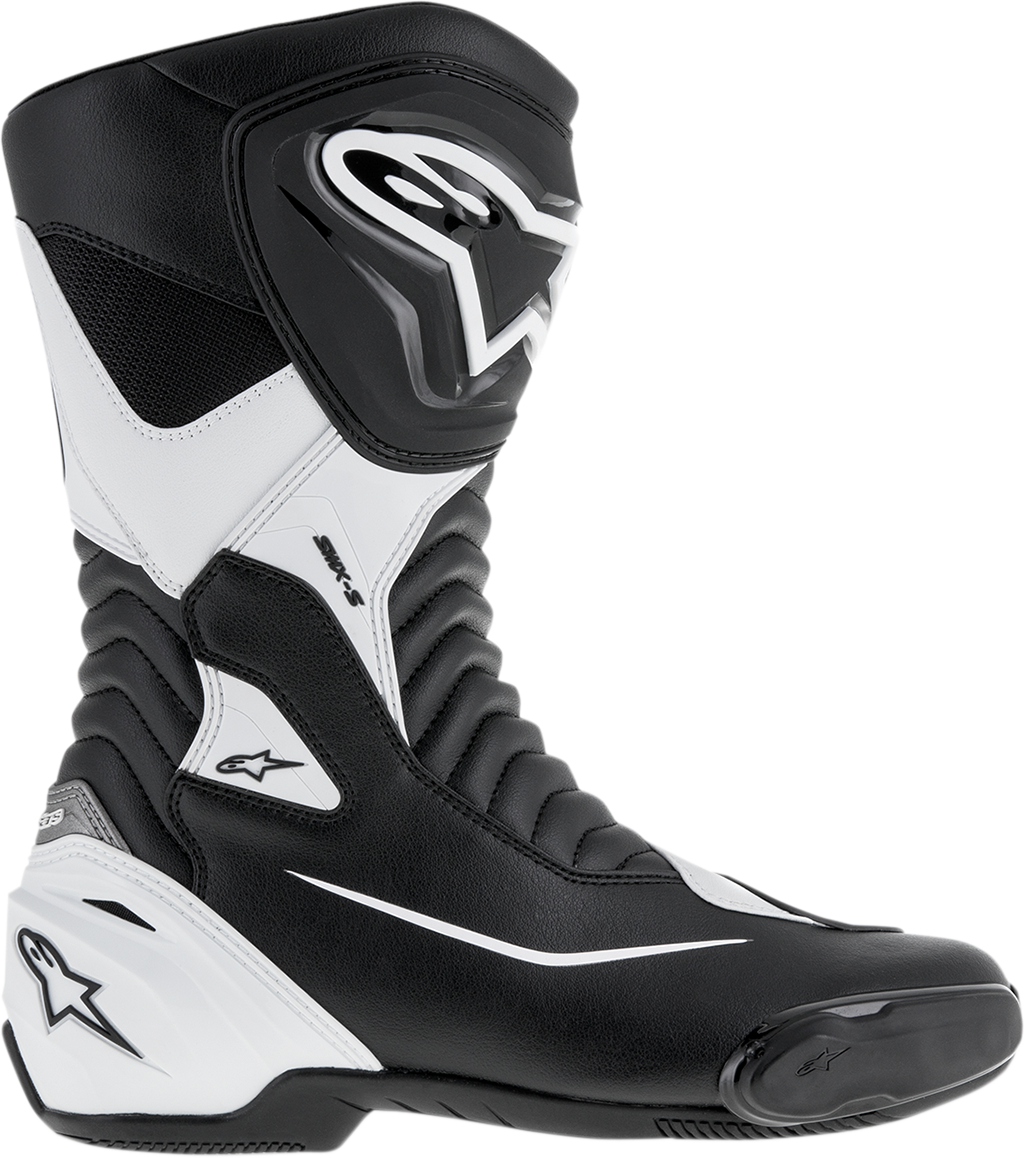 ALPINESTARS SMX-S Boots - Black/White - US 8 / EU 42 2223517-12-42