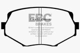 EBC 94-01 Mazda Miata MX5 1.8 Greenstuff Front Brake Pads DP21002