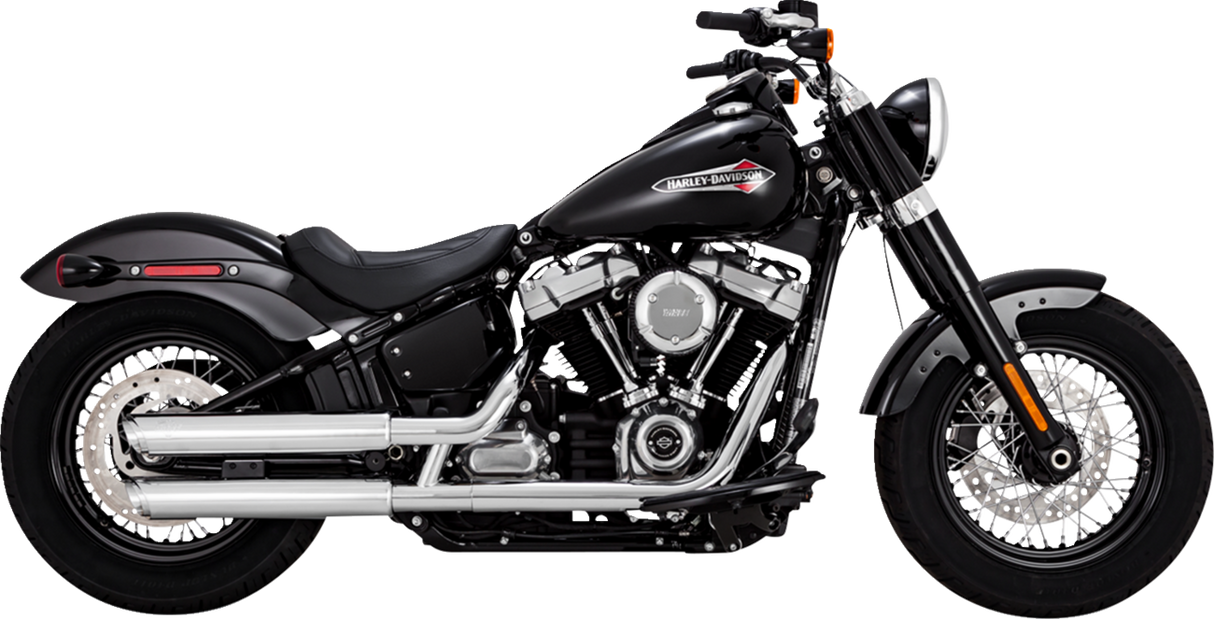 VANCE & HINES 3" Twin Slash Slip-On Muffler - Chrome 16376