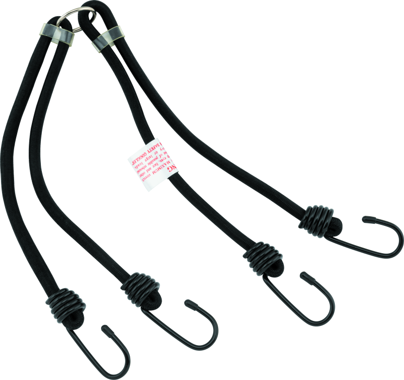 BikeMaster 24in Heavy Duty 4-Hook Bungee - Black 100171