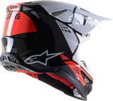 ALPINESTARS Supertech M8 Helmet - Factory - Black/White/Red - Medium 8302922-1233-MD