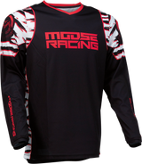 MOOSE RACING Qualifier Jersey - Black/Red - Large 2910-6976