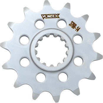 VORTEX Front Sprocket - 14 Tooth - Silver - Ninja ZX-4RR  2023 -2025 3768-14