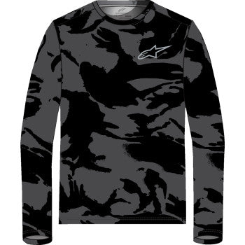 ALPINESTARS Performance Langarm-T-Shirt - Schwarz/Camo - XL 1214-71010-160-XL