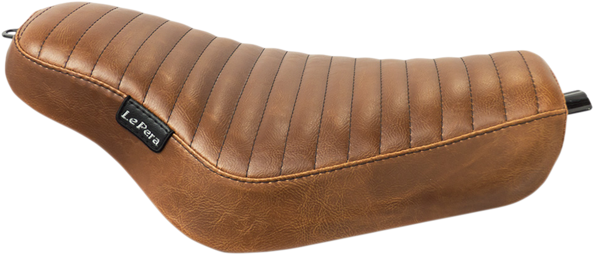 LE PERA Streaker Solo Seat - Pleated - Brown - XL LK-356PTTDV