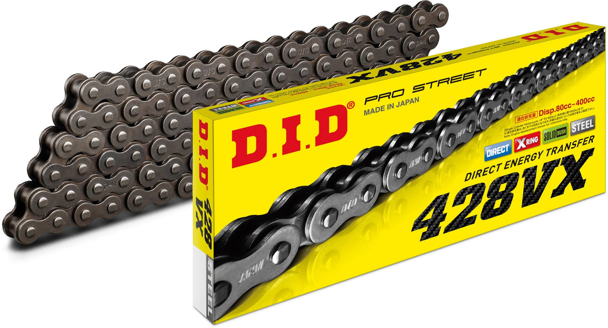 D.I.D Pro Street Vx-Ring Chain Natural 428VXX25FT