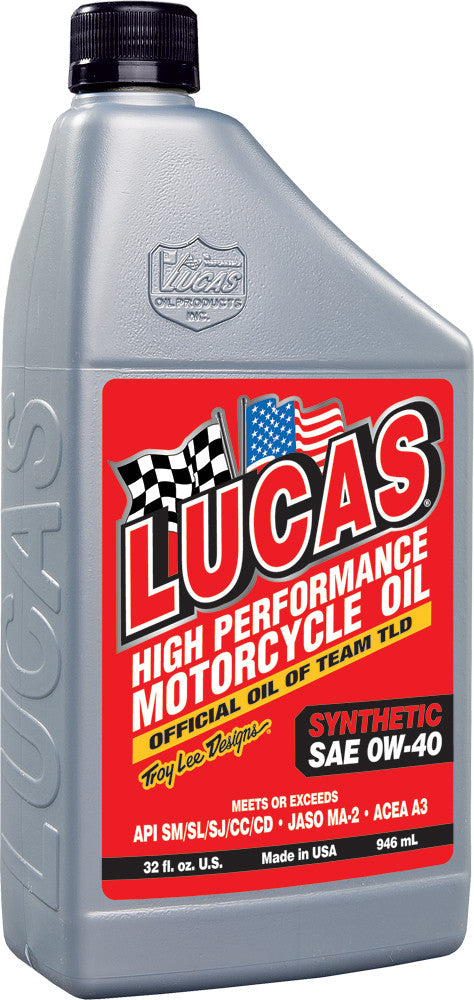 LUCASSynthetic High Performance Oil 0w-40 1qt10718