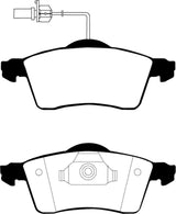 EBC 00 Volkswagen Eurovan 2.8 (ATE) with Wear Leads Greenstuff Front Brake Pads