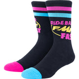 FMF Ride Bad Socks - Black - One Size  FA24194906