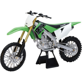 New Ray Toys Kawasaki KX 450F 2019 Dirt Bike - 1:6 Scale - Green/White/Black 49653