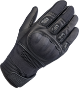 BILTWELL Bridgeport Gloves - Black Out - Large 1509-0101-304