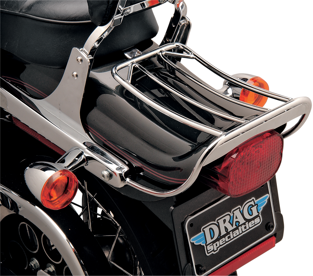 DRAG SPECIALTIES Luggage Rack - Dyna Wide Glide 77-0058BXLB2