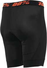 100% Women's Crux Liner Shorts - Black - Large 40050-00002