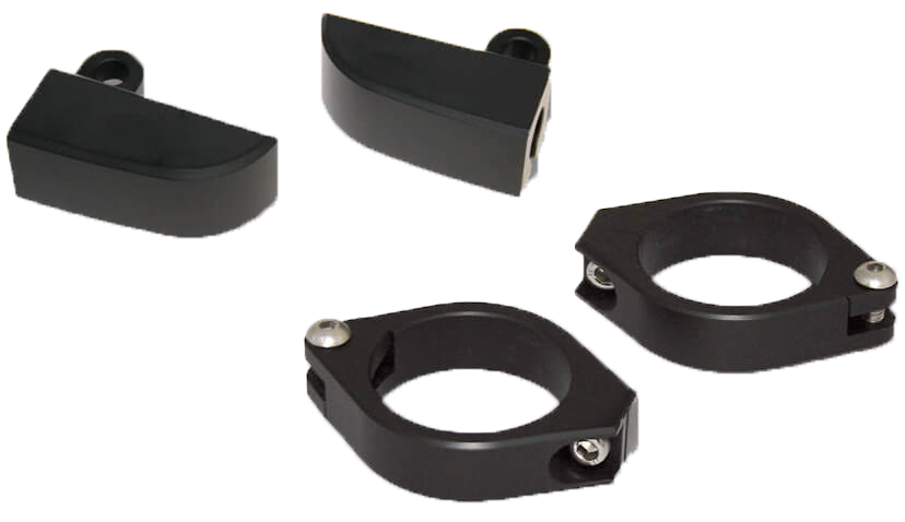 HIGHSIDER Turn Signal Holder Set M8 38-41mm Black 220-215404