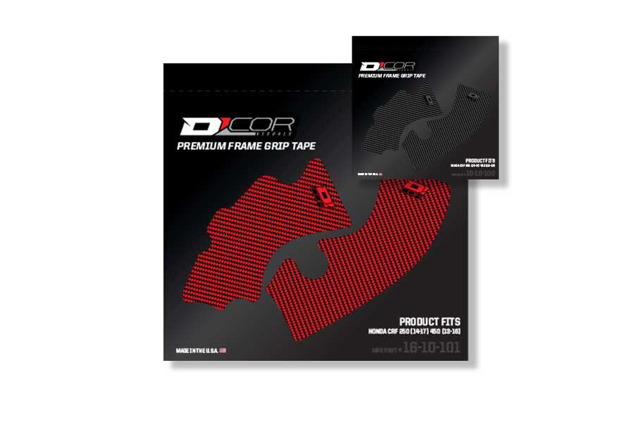 D-COR Frame Grip Guard Decal Red 16-10-101