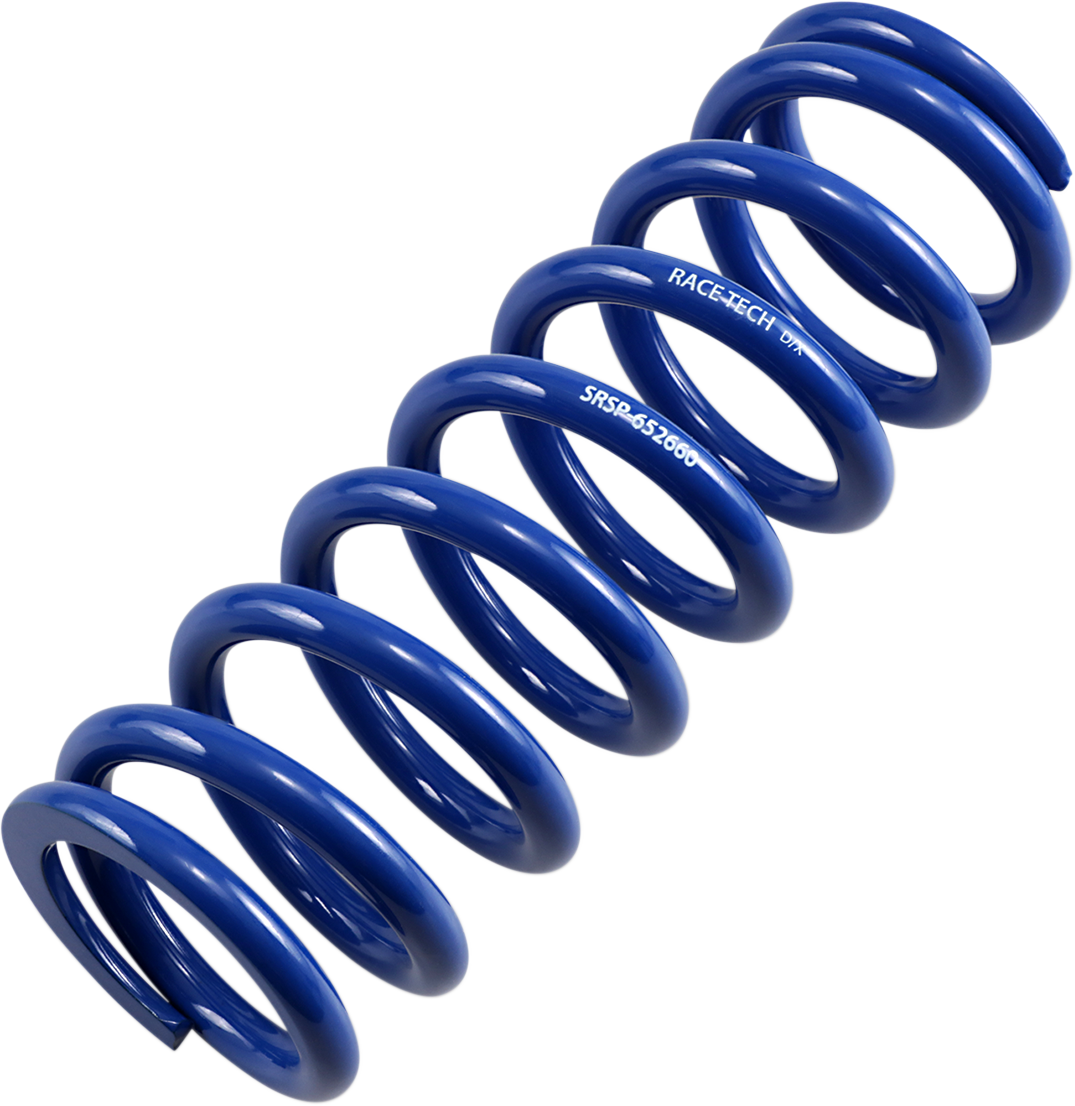 RACE TECH Rear Spring - Blue - Race Series - Spring Rate 336 lbs/in SRSP 652660