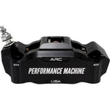 PERFORMANCE MACHINE (PM) Radial Mount Caliper - Front Left - Black Anodized 0052-2427-MB