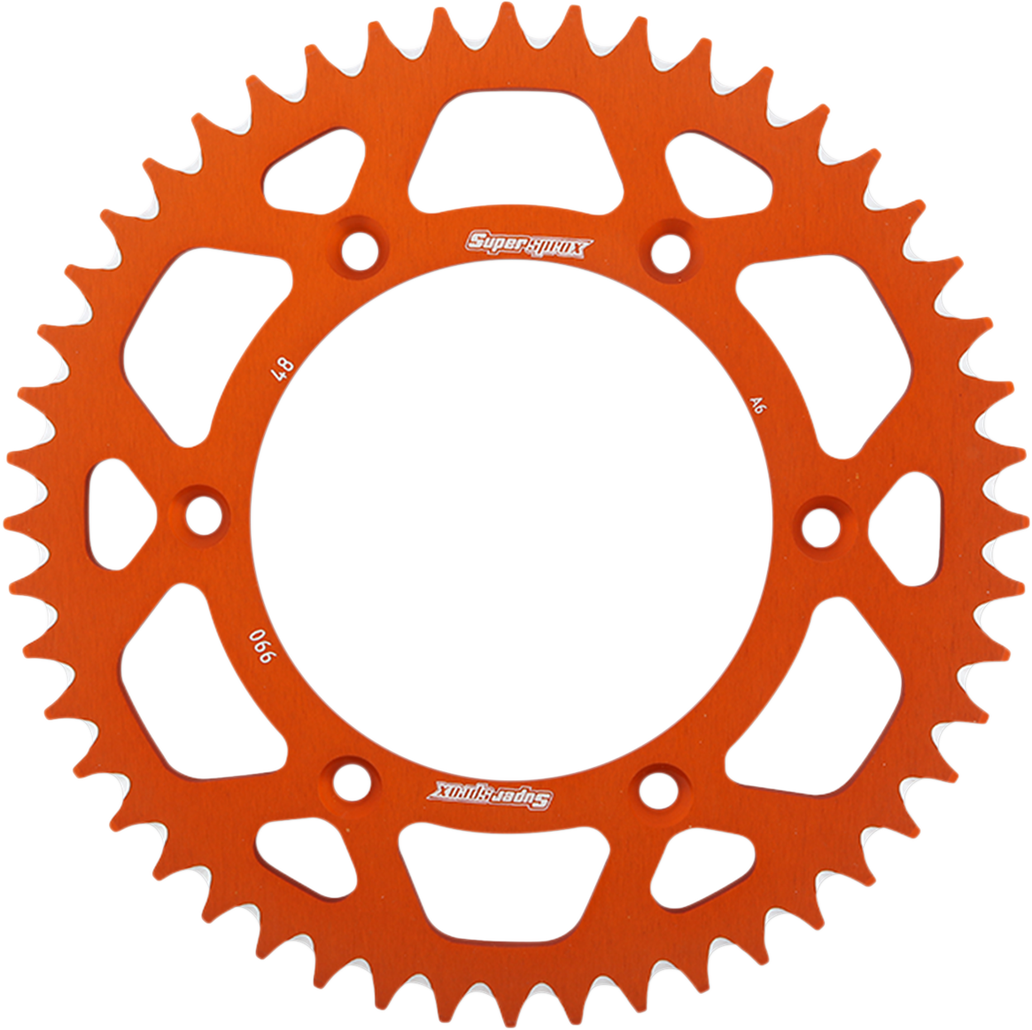 SUPERSPROX Rear Sprocket - Orange - KTM/Husqvarna/Husaberg - 48 Tooth RAL-990-48-ORG