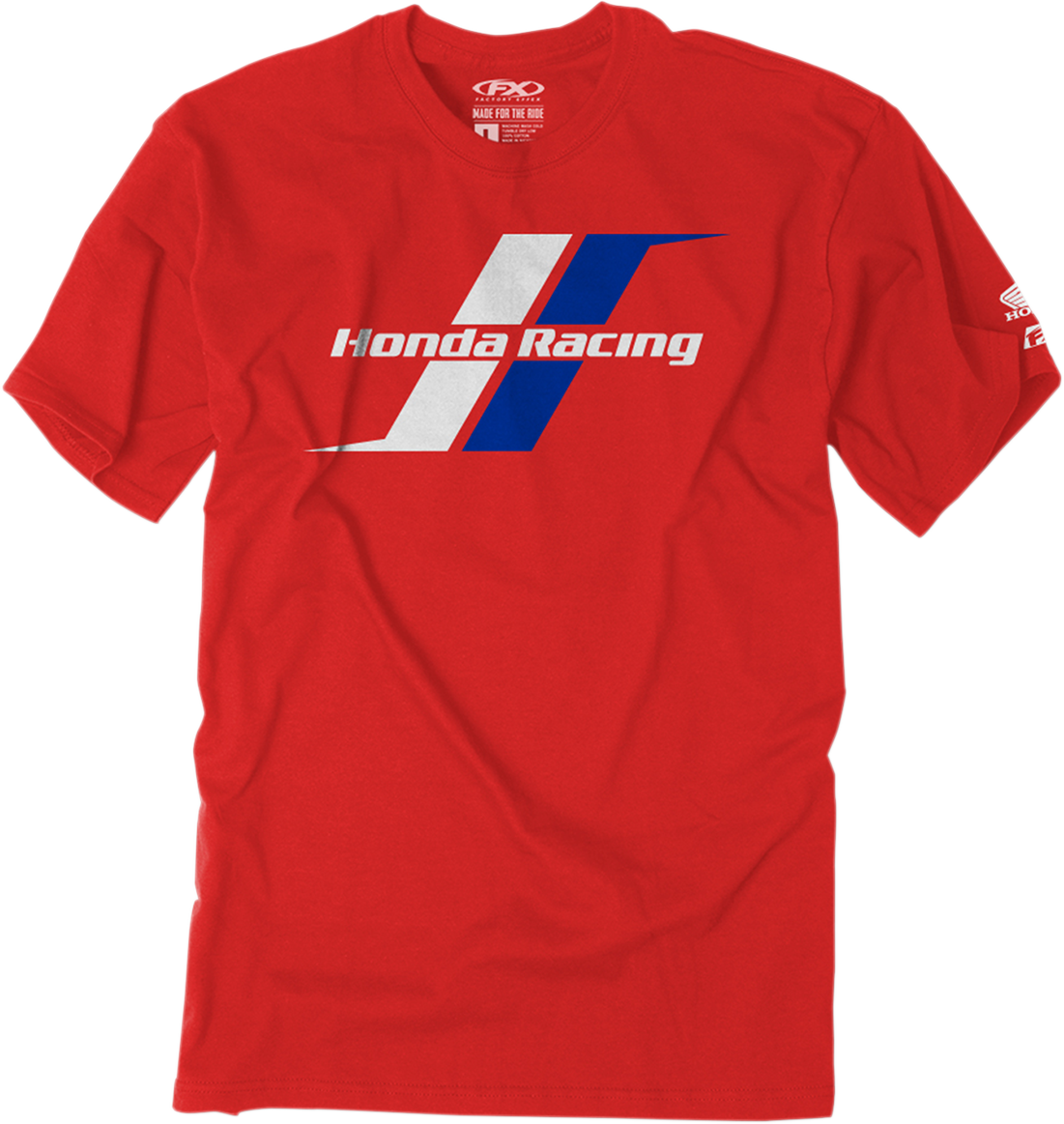 FACTORY EFFEX Honda Stripes T-Shirt - Red - Medium 22-87302