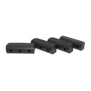 CALIBER Bunk End Caps 2x6" Black 24/Pk 23074-BK