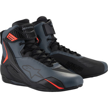 ALPINESTARS Faster-4 Shoes - Black/Gray/Red - US 12 2510425-1130-12