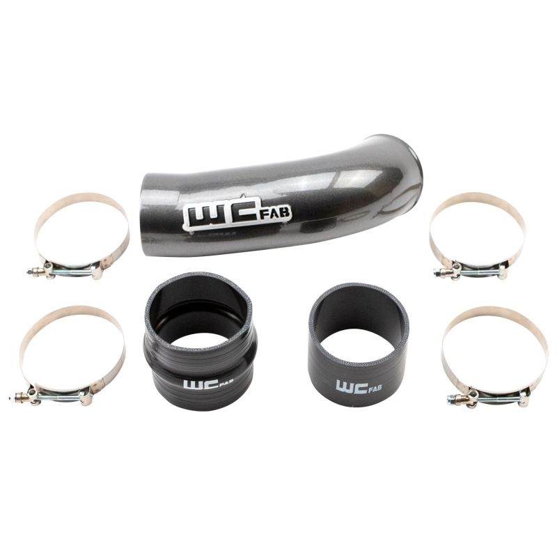 Wehrli 2020-2024 Chevrolet 6.6L L5P Duramax 4in Intake Pipe (Use w/OEM Air Box) - Gloss Black WCF100720-GB