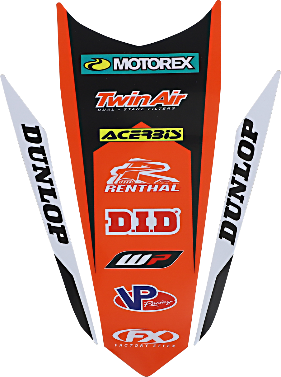 FACTORY EFFEX Rear Fender Graphic - KTM 22-32532